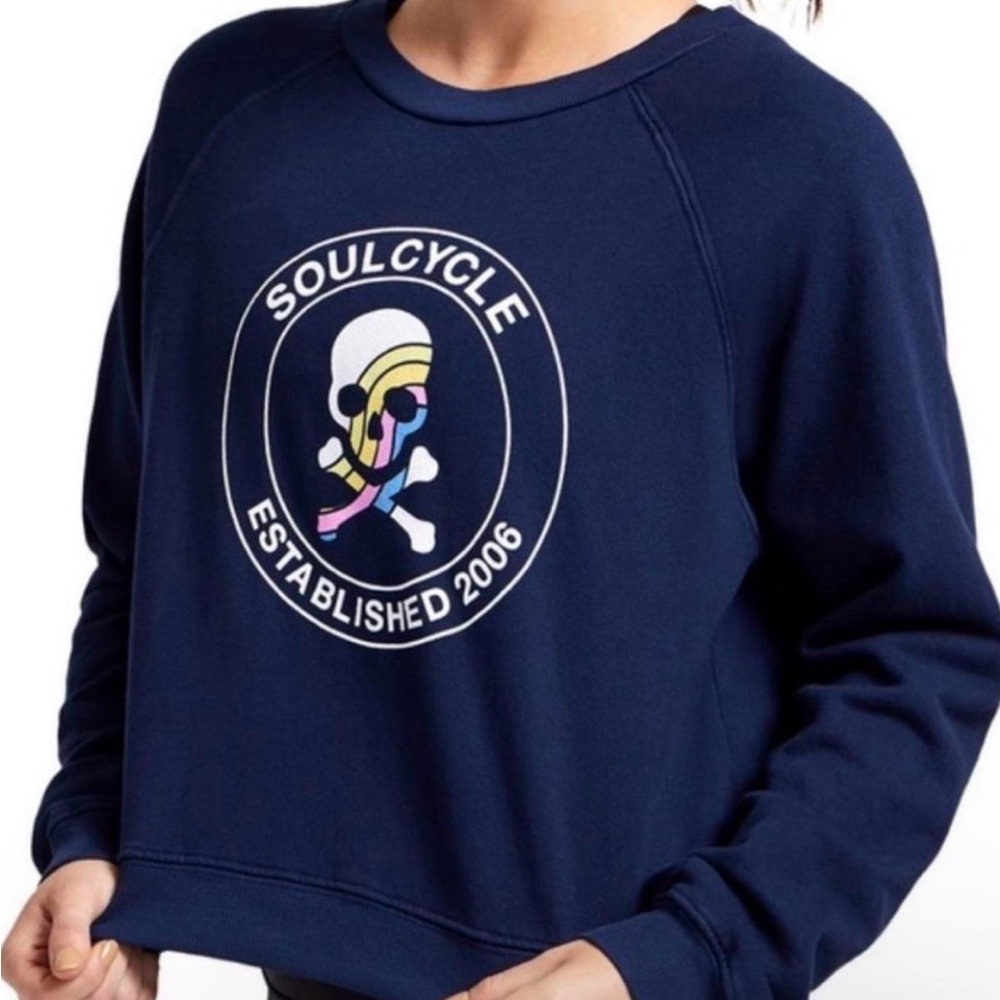 SoulCycle Dark Blue Graphic Sweatshirt